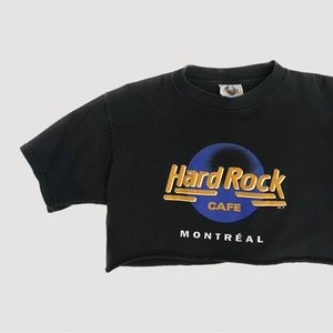 Vintage Hard Rock Cafe cropped tee